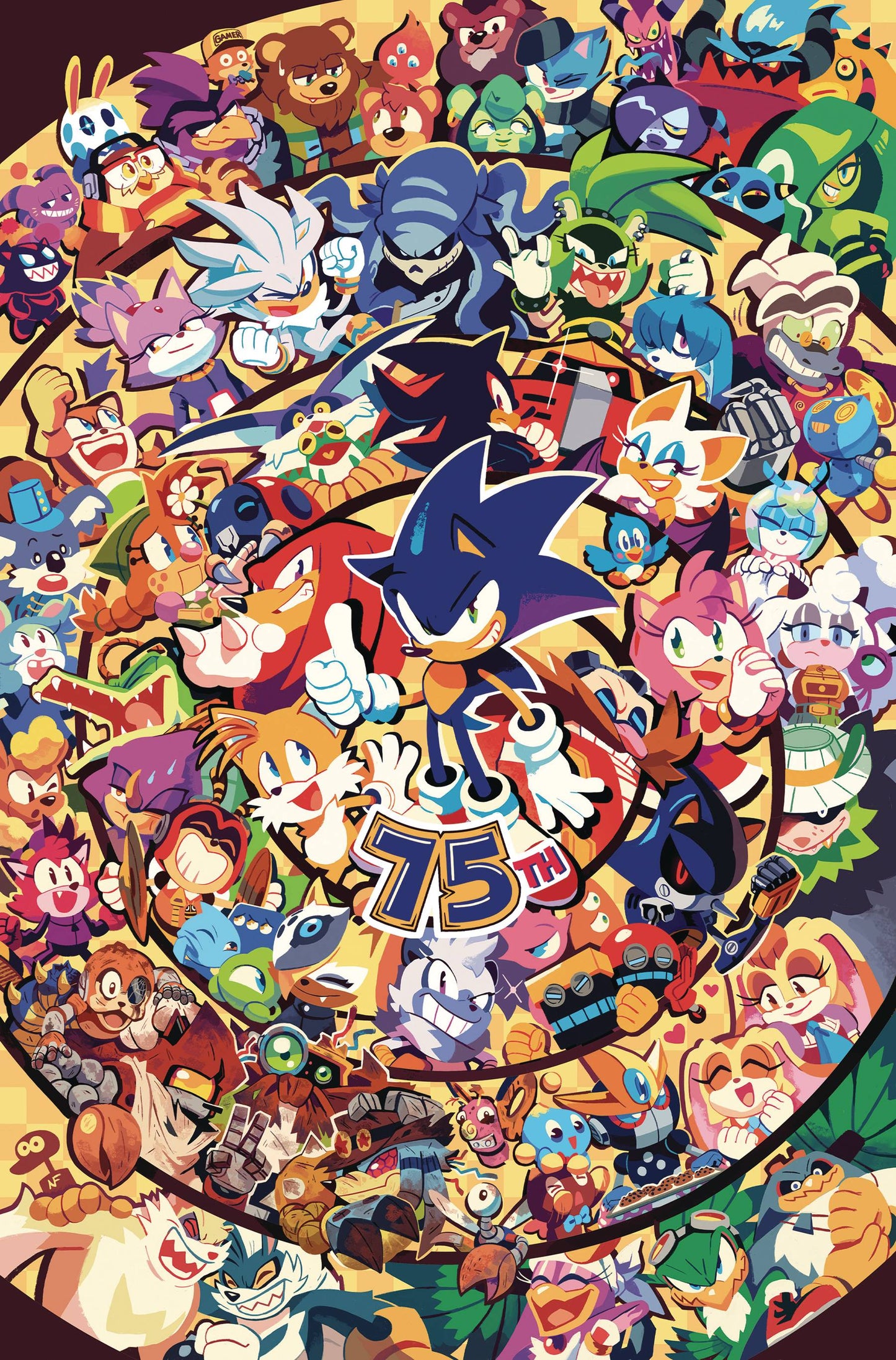 SONIC THE HEDGEHOG #75 FOURDRAINE 1:10 VARIANT 2024 Sonic the Hedgehog IDW-PRH