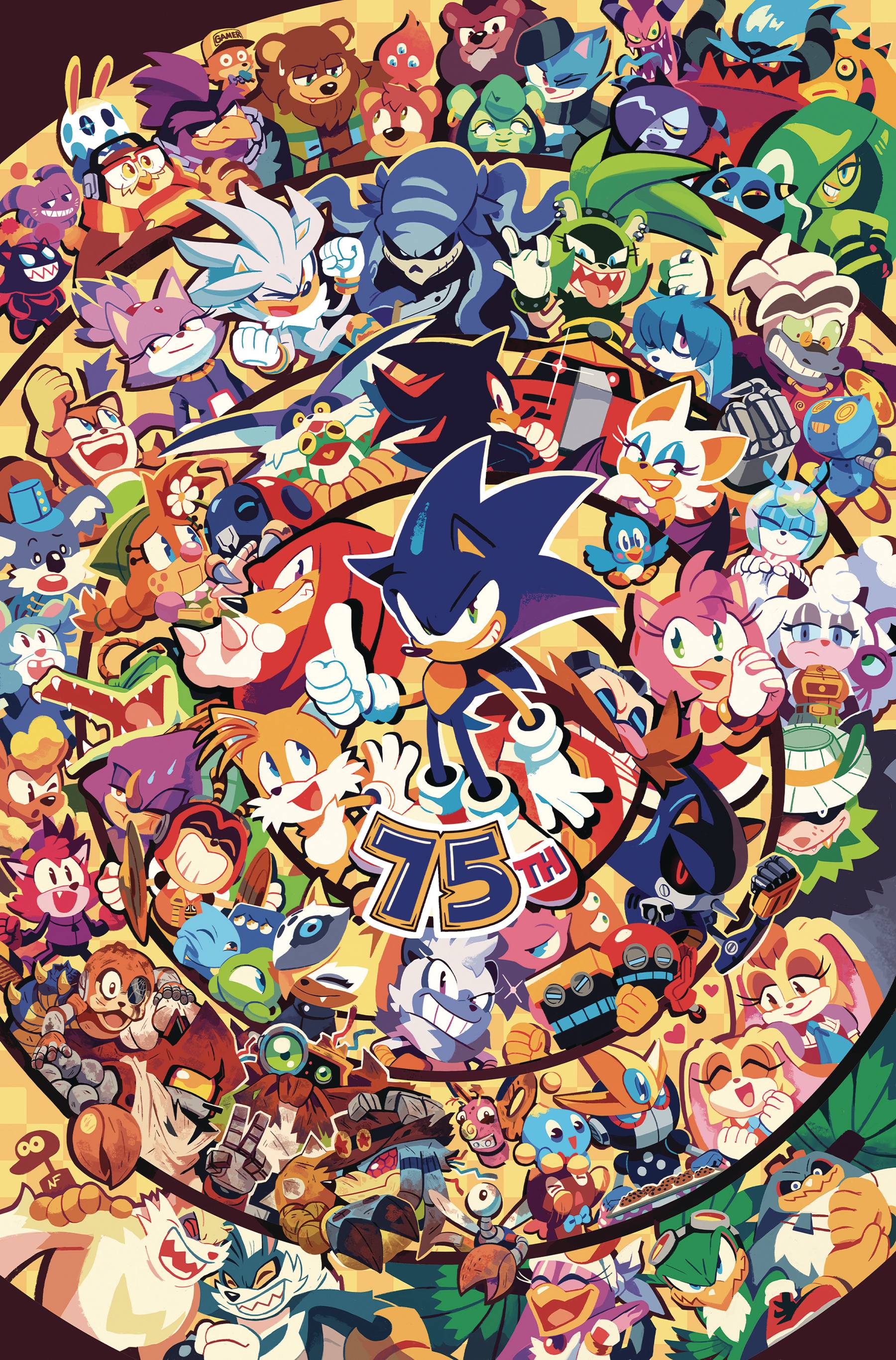 SONIC THE HEDGEHOG #75 FOURDRAINE 1:10 VARIANT 2024 Sonic the Hedgehog IDW-PRH