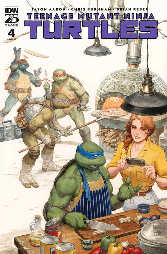 TEENAGE MUTANT NINJA TURTLES 2024 #4 RIVERA 1:100 VARIANT 2024 TMNT IDW-PRH