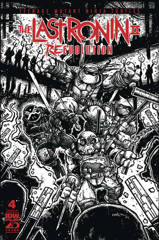 TMNT THE LAST RONIN II RE EVOLUTION #4 EASTMAN 1:100 VARIANT 2025 TMNT IDW-PRH