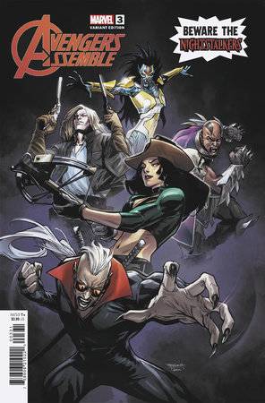 AVENGERS ASSEMBLE #3 (OF 5) STEPHEN SEGOVIA SPOILER VARIANT 2024 Avengers MARVEL PRH