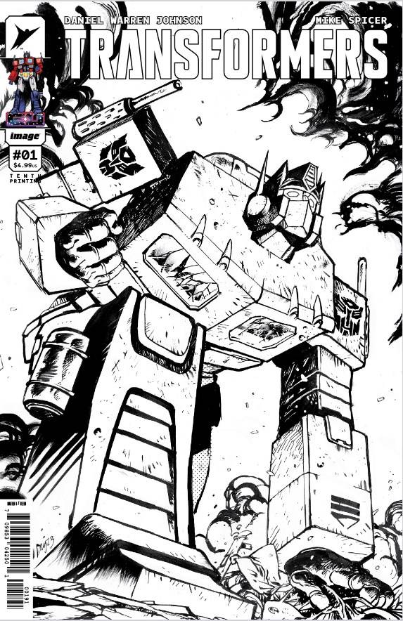 TRANSFORMERS #1 10TH PRINT PX EXCLUSIVE VARIANT 2024 Transformers IMAGE