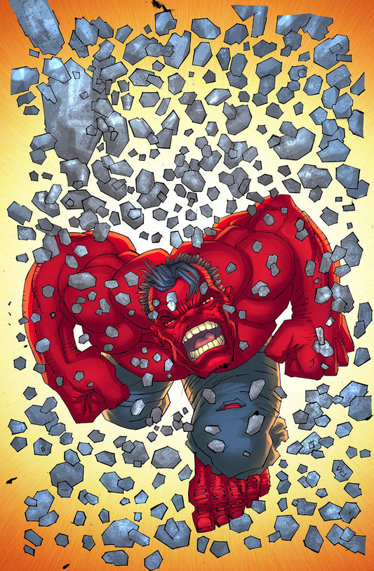 RED HULK #1 MILLER 1:100 VIRGIN VARIANT 2025 Red Hulk MARVEL PRH
