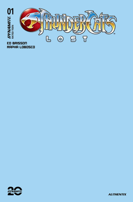 THUNDERCATS LOST #1 BLUE BLANK VARIANT 2025 Thundercats DYNAMITE