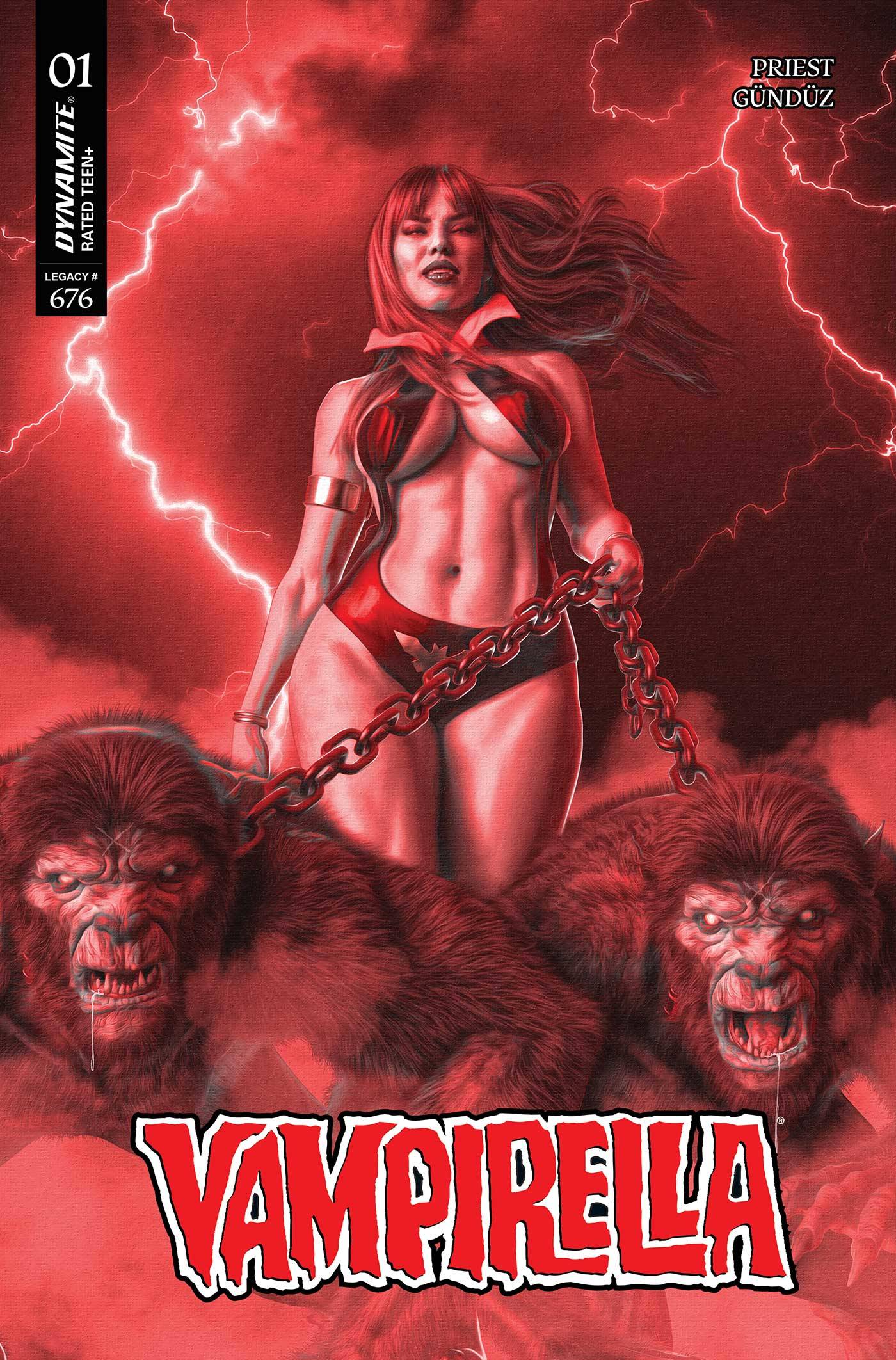 VAMPIRELLA (2025) #1 RED 1:10 MARK SPEARS VARIANT Vampirella DYNAMITE