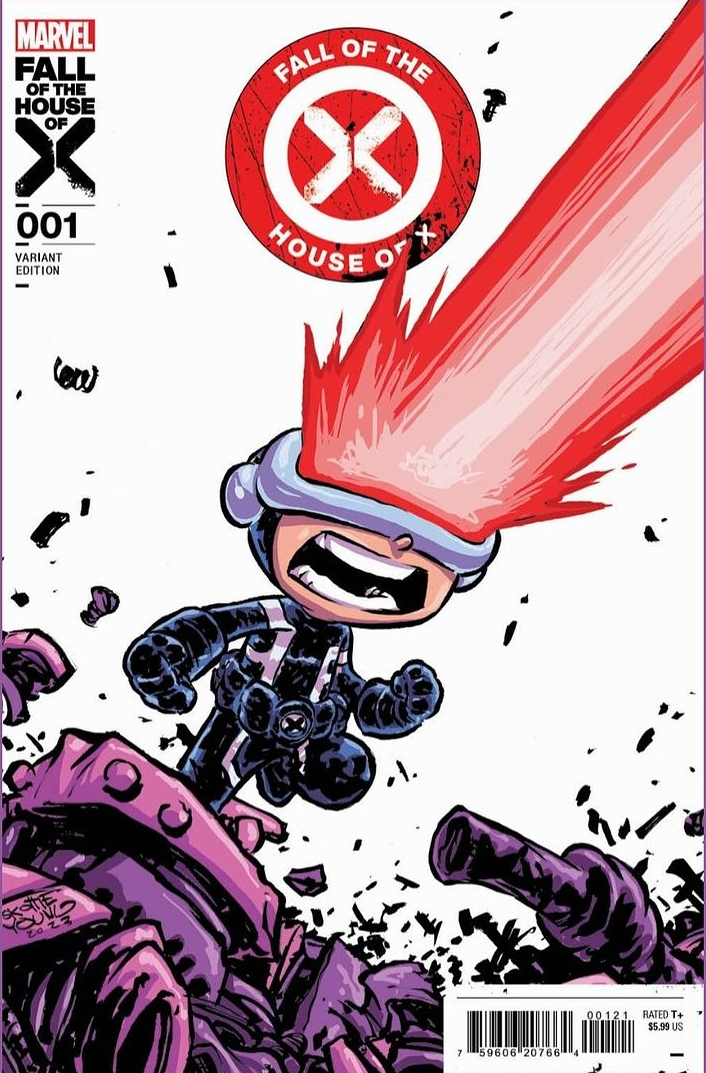 FALL OF THE HOUSE OF X #1 SKOTTIE YOUNG VARIANT 2024 X-Men MARVEL PRH