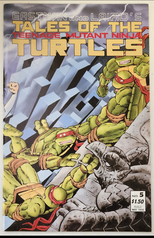 TALES OF THE TEENAGE MUTANT NINJA TURTLES #5 WRAPAROUND 1988