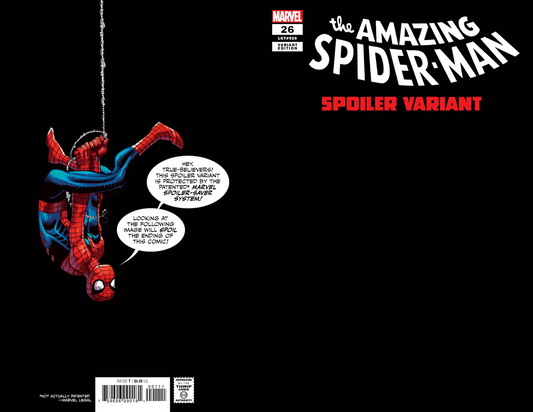 AMAZING SPIDER-MAN #26 GARY FRANK SPOILER VARIANT 2023 Spider-Man MARVEL COMICS   