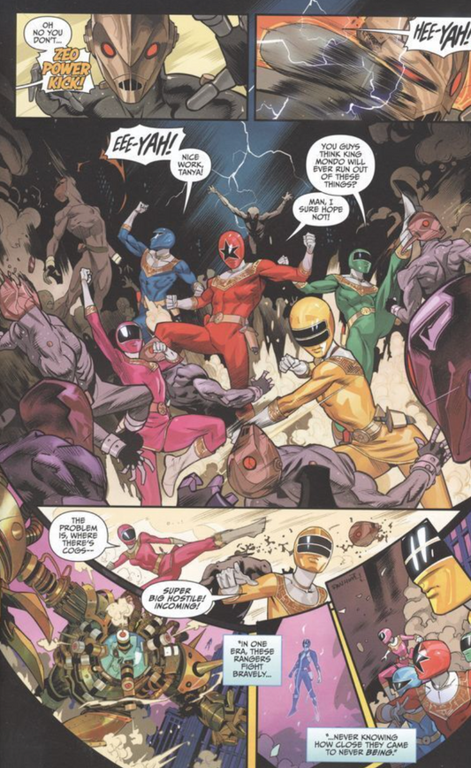 MIGHTY MORPHIN POWER RANGERS #43 MORA VARIANT 2019 MMPR BOOM! STUDIOS   