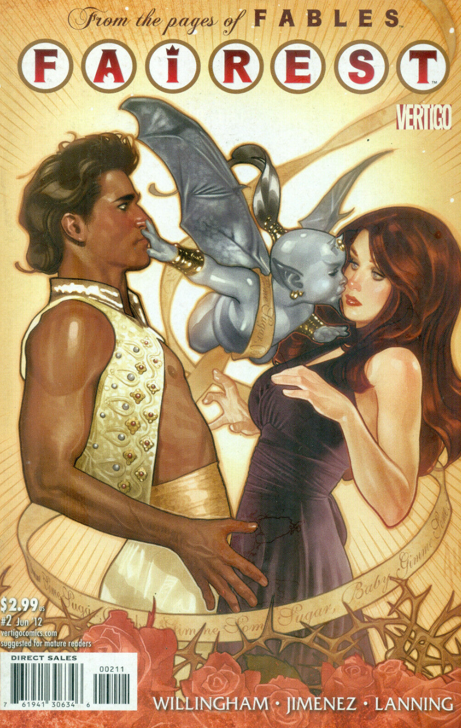 FAIREST #2 (MR) ADAM HUGHES COVER 2012  DC COMICS   