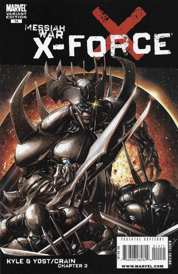 X-FORCE #14 CLAYTON CRAIN COVER 2009 X-Force MARVEL COMICS   