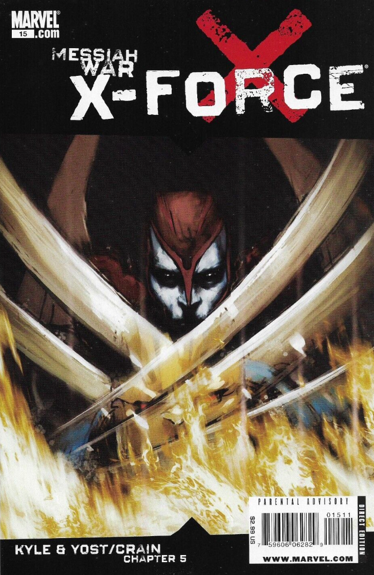 X-FORCE #15 CLAYTON CRAIN COVER 2009 X-Force MARVEL COMICS   