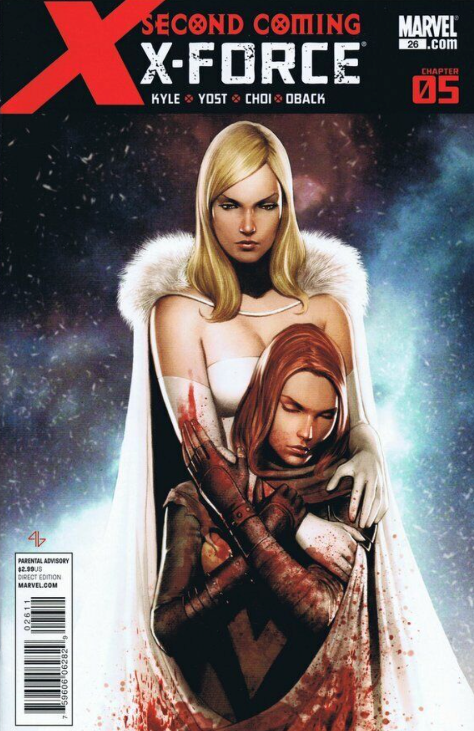 X-FORCE #26 ADI GRANOV COVER 2010 X-Force MARVEL COMICS   