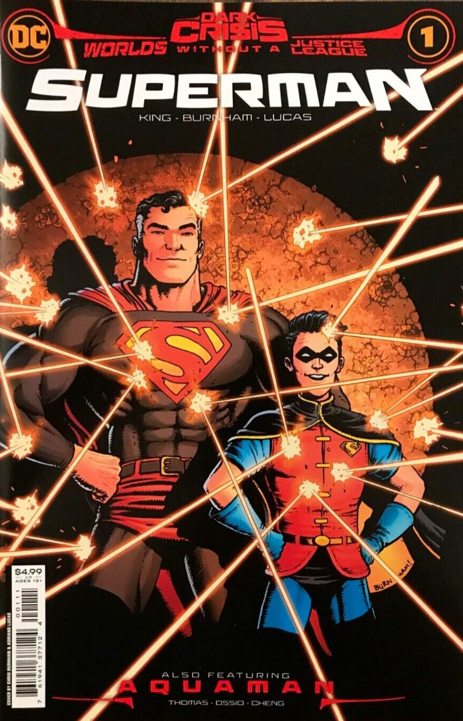 DARK CRISIS WORLDS WITHOUT A JUSTICE LEAGUE SUPERMAN #1 (ONE SHOT) CVR A CHRIS BURNHAM 2022