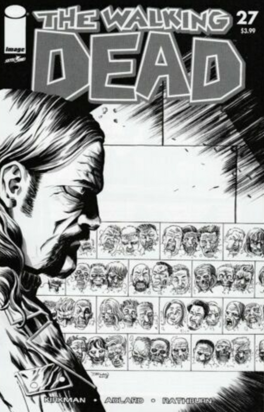 WALKING DEAD #27 SHALVEY B&W 15TH ANNIVERSARY VARIANT 2018 Walking Dead IMAGE COMICS   