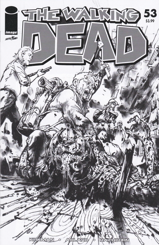 WALKING DEAD #58 KIM JUNG JI B&W 15TH ANNIVERSARY VARIANT 2018 Walking Dead IMAGE COMICS   