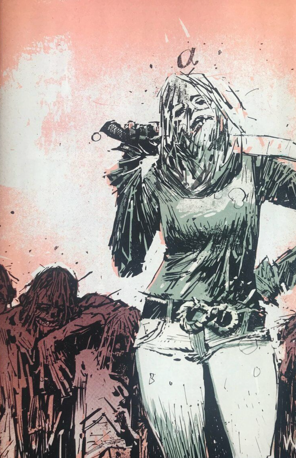 WALKING DEAD #132 WOOD 15TH ANNIVERSARY VIRGIN VARIANT 2018 Walking Dead IMAGE COMICS   