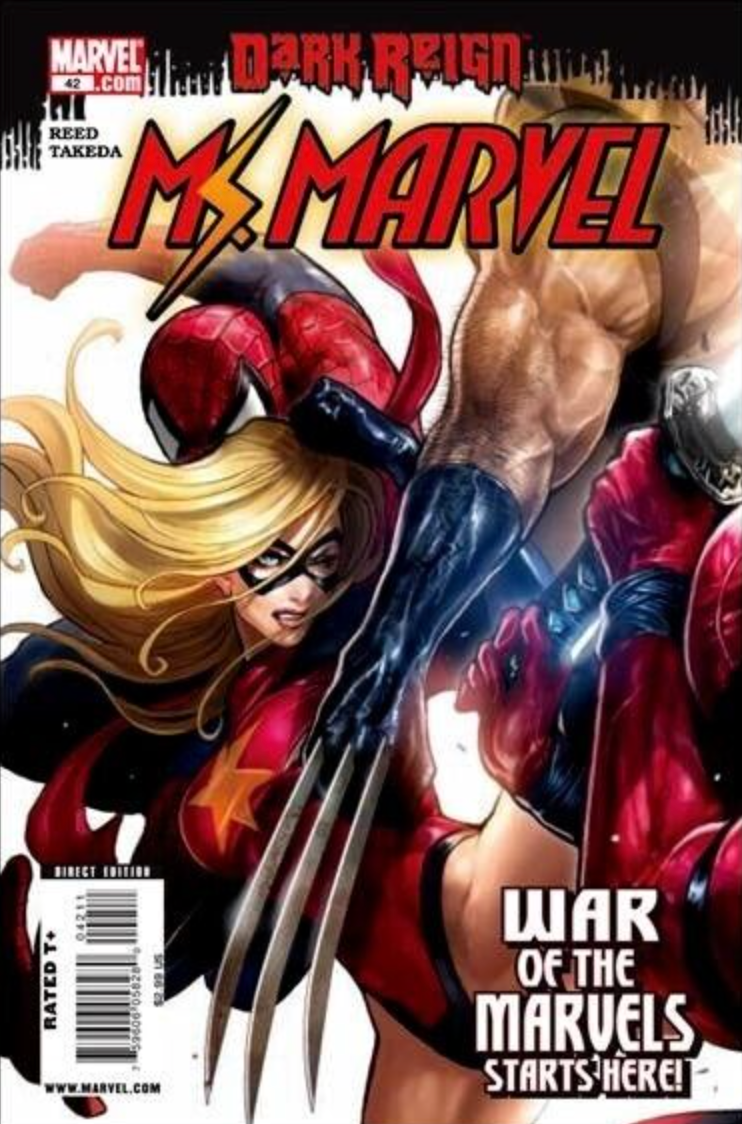 MS MARVEL #42 SANA TAKEDA COVER 2009 Captain Marvel MARVEL COMICS   