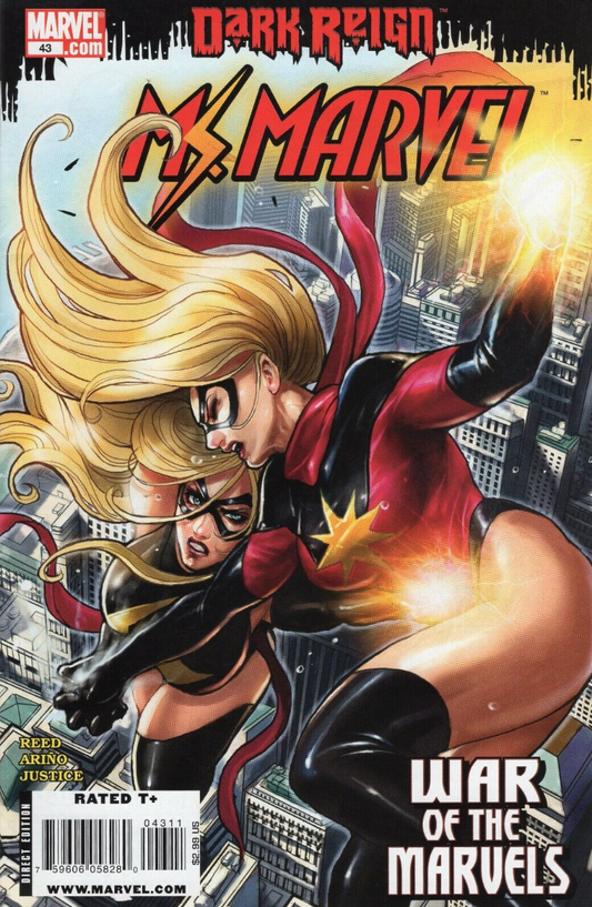 MS MARVEL #43 SANA TAKEDA COVER 2009 Captain Marvel MARVEL COMICS   