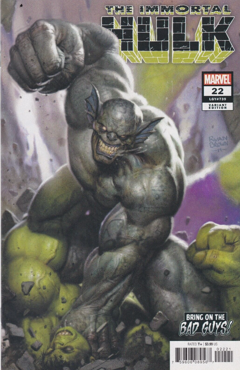 IMMORTAL HULK #22 BROWN BOBG VARIANT 2019 Immortal Hulk MARVEL COMICS   