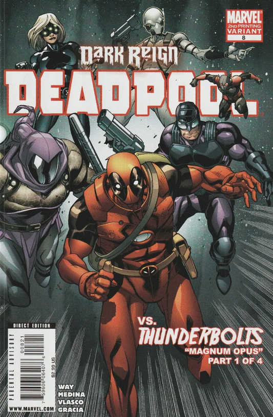 DEADPOOL #8 2ND PRINT VARIANT 2008