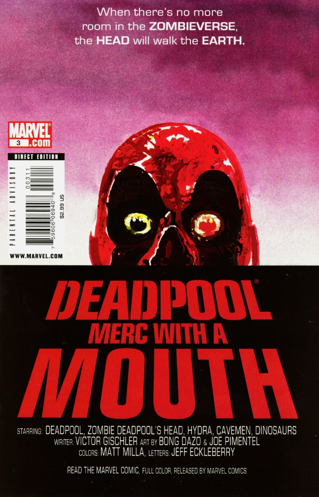 DEADPOOL MERC WITH A MOUTH #3 (OF 13) HOMAGE 2009 Deadpool MARVEL COMICS   