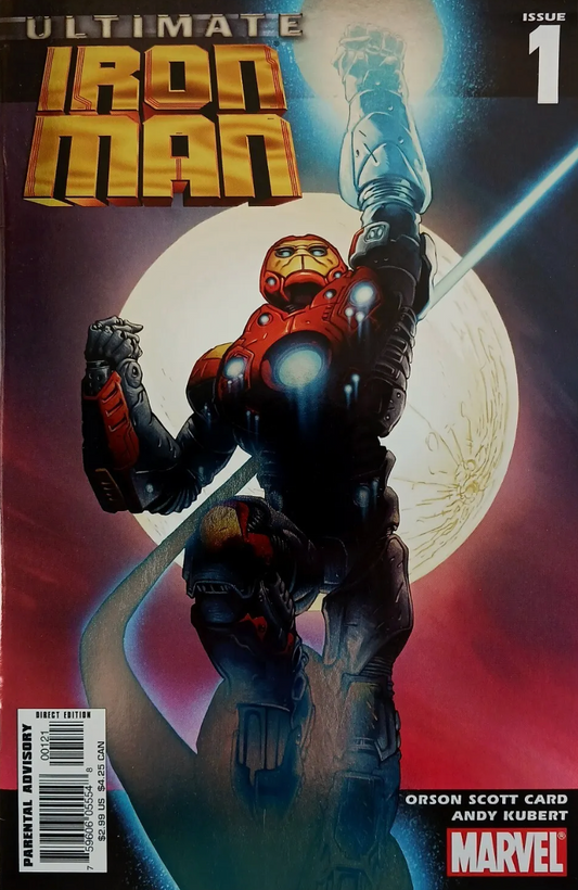 ULTIMATE IRON MAN #1 FOIL 2005 Ultimate Iron Man MARVEL COMICS   