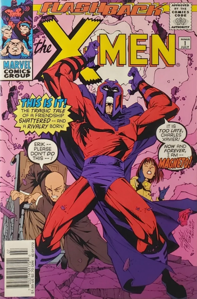 X-MEN #1 NEWSSTAND 1997 X-Men MARVEL COMICS   