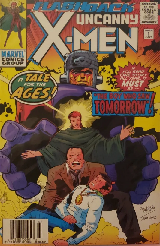 X-MEN #1 NEWSSTAND 1997 X-Men MARVEL COMICS   