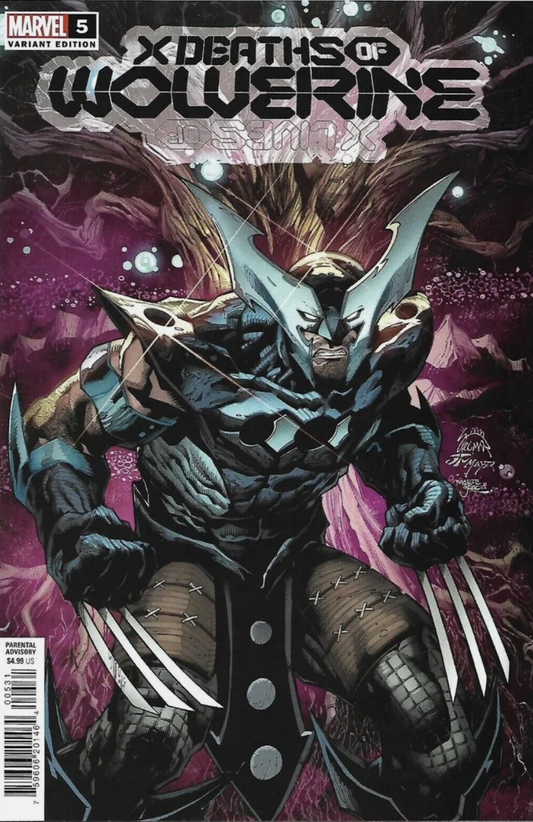 X DEATHS OF WOLVERINE #5 STEGMAN OMEGA WOLVERINE SPOILER VARIANT 2022 Wolverine MARVEL PRH   