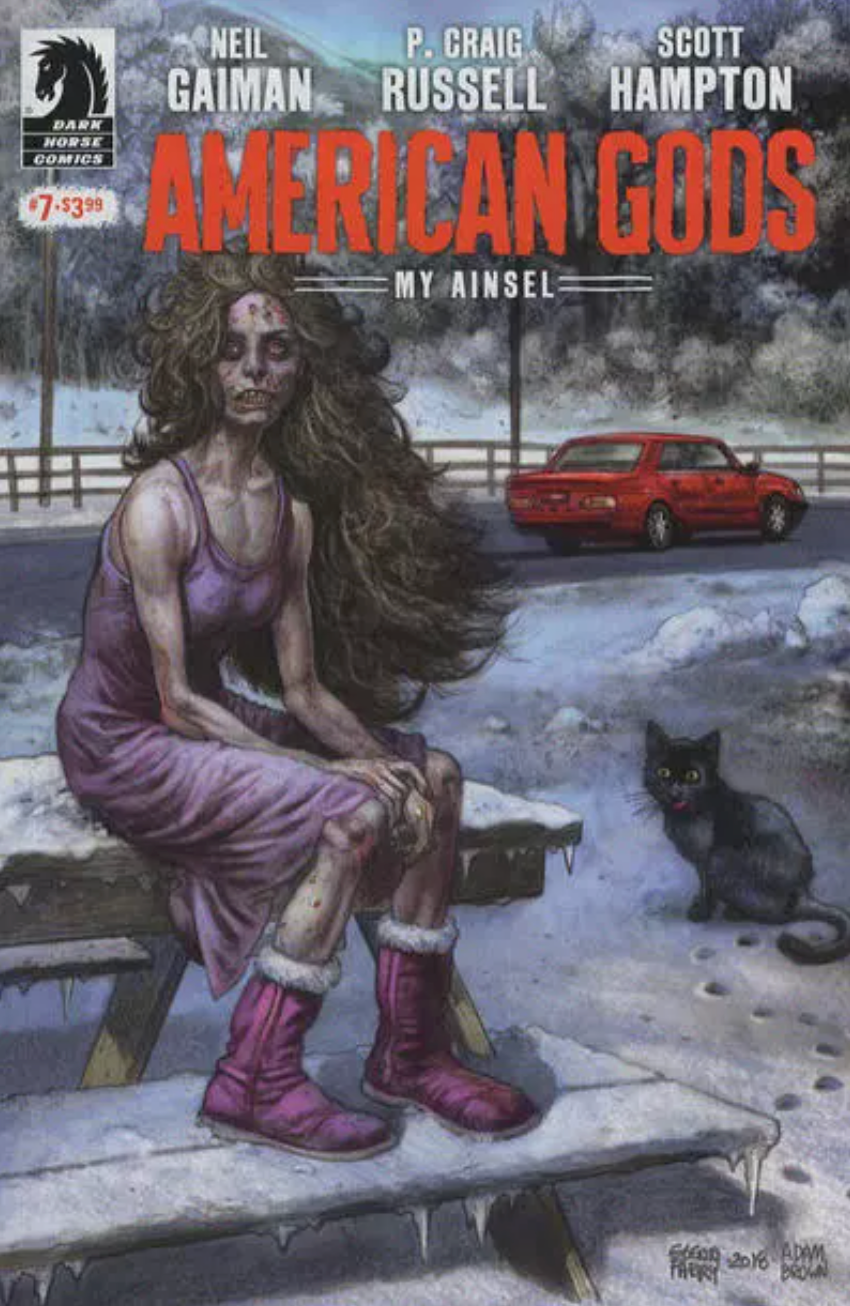 NEIL GAIMAN AMERICAN GODS MY AINSEL #7 CVR A 2018 Neil Gaiman DARK HORSE COMICS   