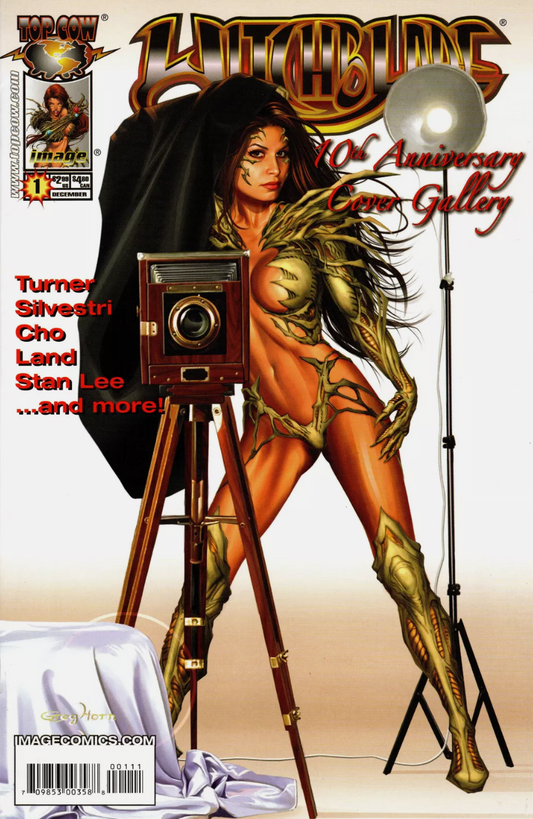 WITCHBLADE 10TH ANNIVERSARY COVER GALLERY #1 GREG HORN 2005 Witchblade IMAGE COMICS   