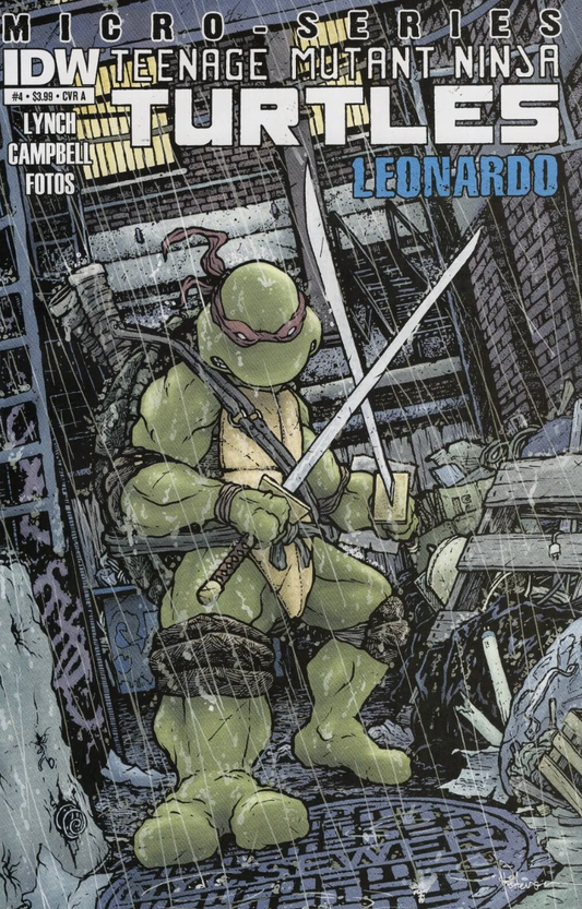 TMNT MICRO SERIES #4 LEONARDO 2012 TMNT IDW   