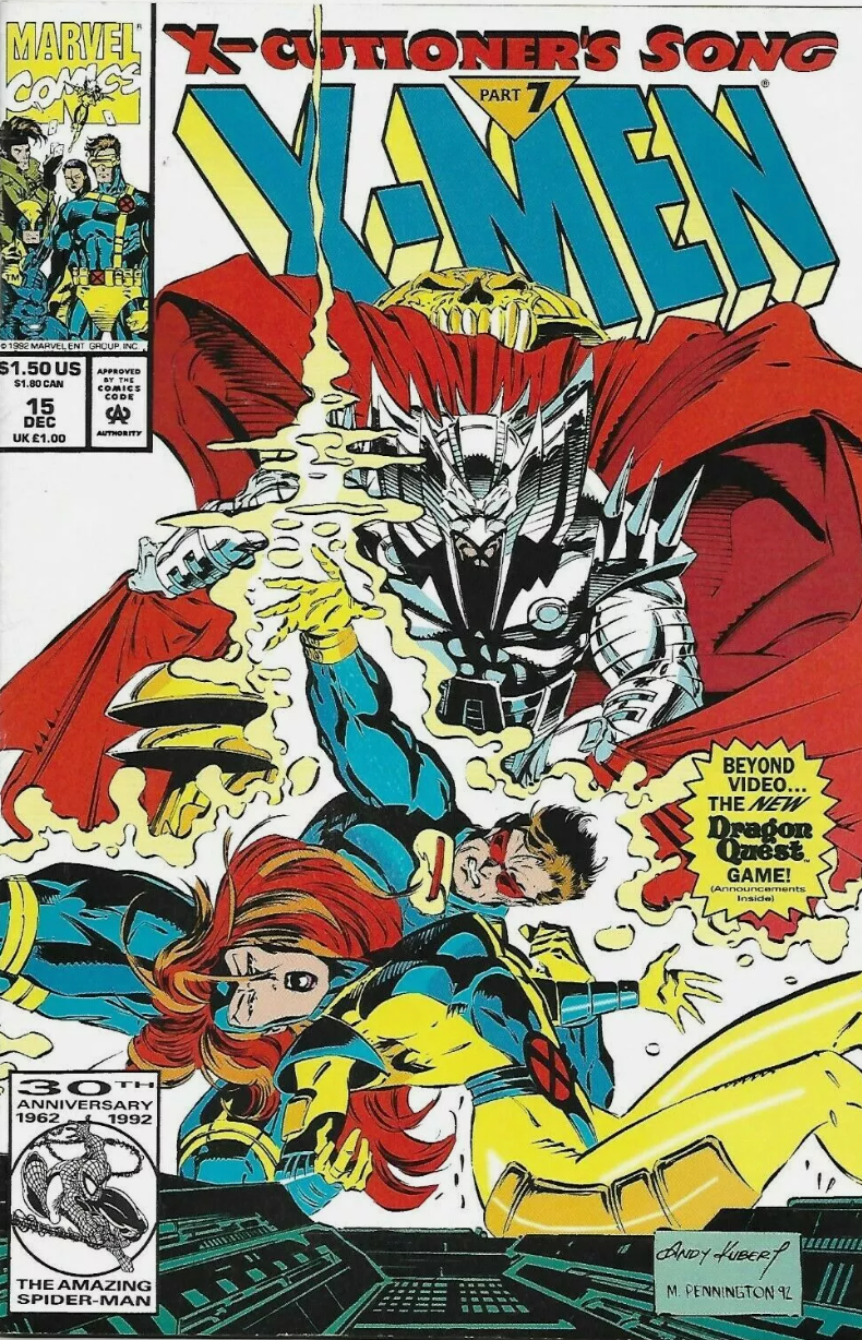 X-MEN #15 1992 X-Men MARVEL COMICS   