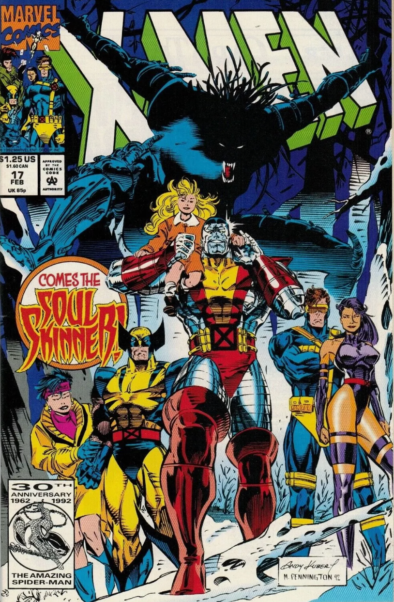 X-MEN #17 1992 (1ST APP KWANNON AS REVANCHE) X-Men MARVEL COMICS   