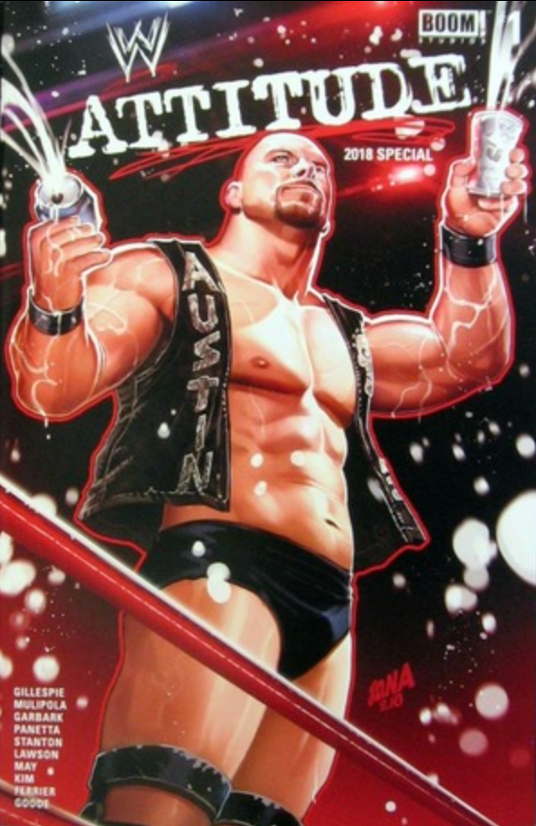 WWE ATTITUDE ERA 2018 SPECIAL #1 FOC NAKAYAMA VARIANT 2018 WWE BOOM! STUDIOS   