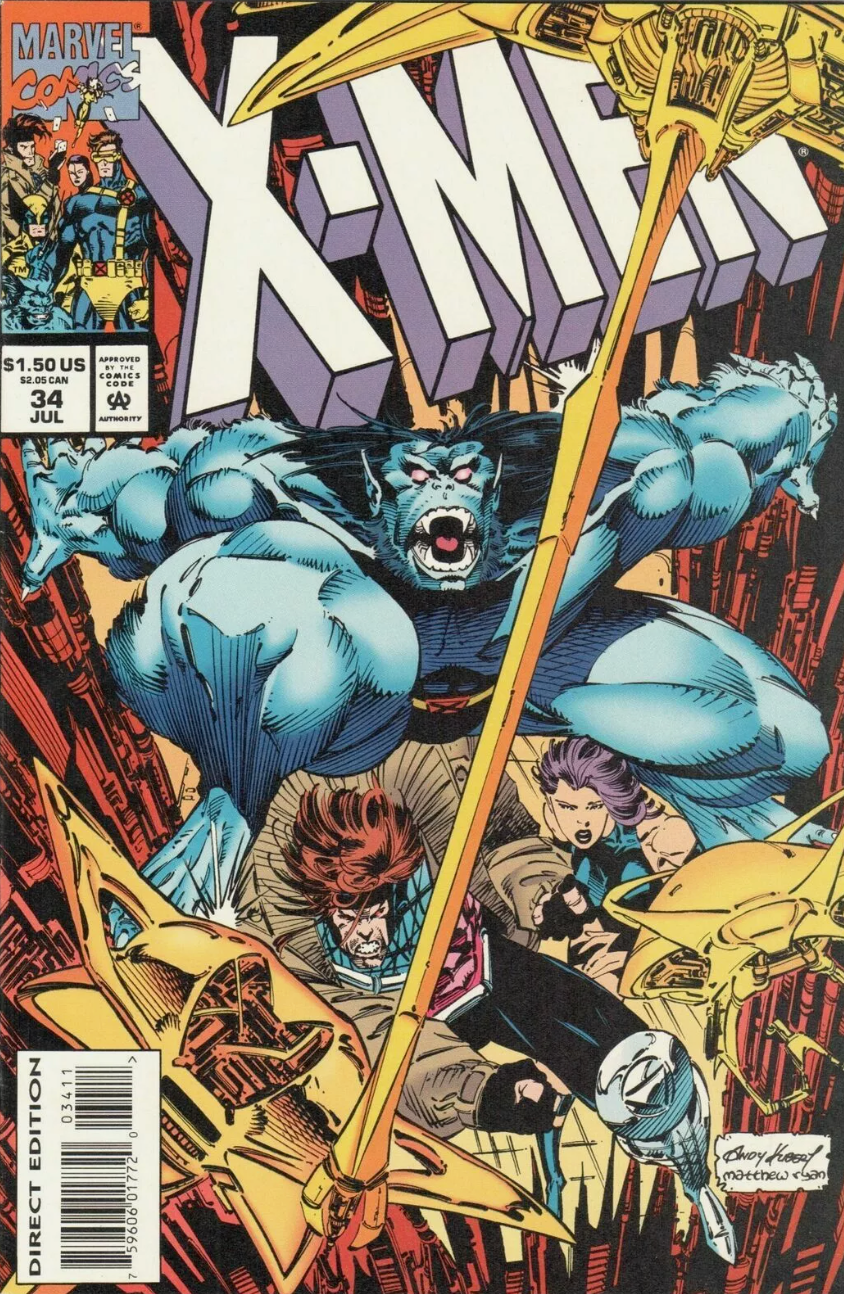 X-MEN #34 1994 X-Men MARVEL COMICS   