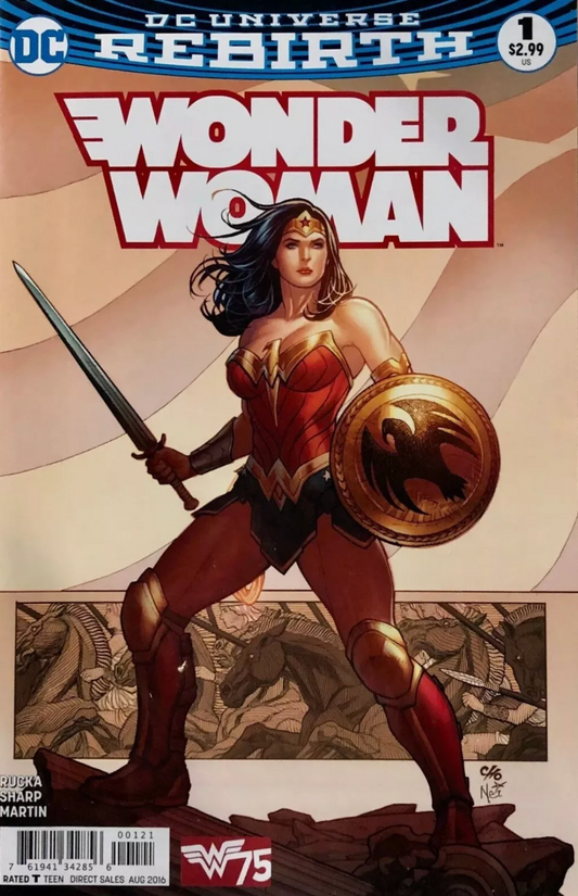 WONDER WOMAN #1 FRANK CHO VARIANT 2016 Wonder Woman DC COMICS   