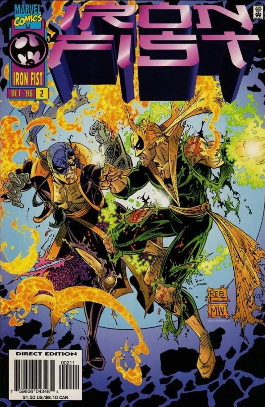 IRON FIST #2 1996 Iron Fist MARVEL COMICS   