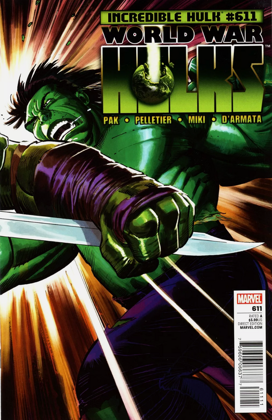 INCREDIBLE HULK #611 2010 Hulk MARVEL COMICS   