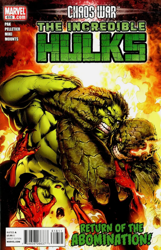 INCREDIBLE HULKS #618 2010 Hulk MARVEL COMICS   