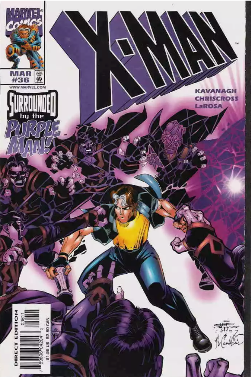 X-MAN #36 1998 X-Men MARVEL COMICS   