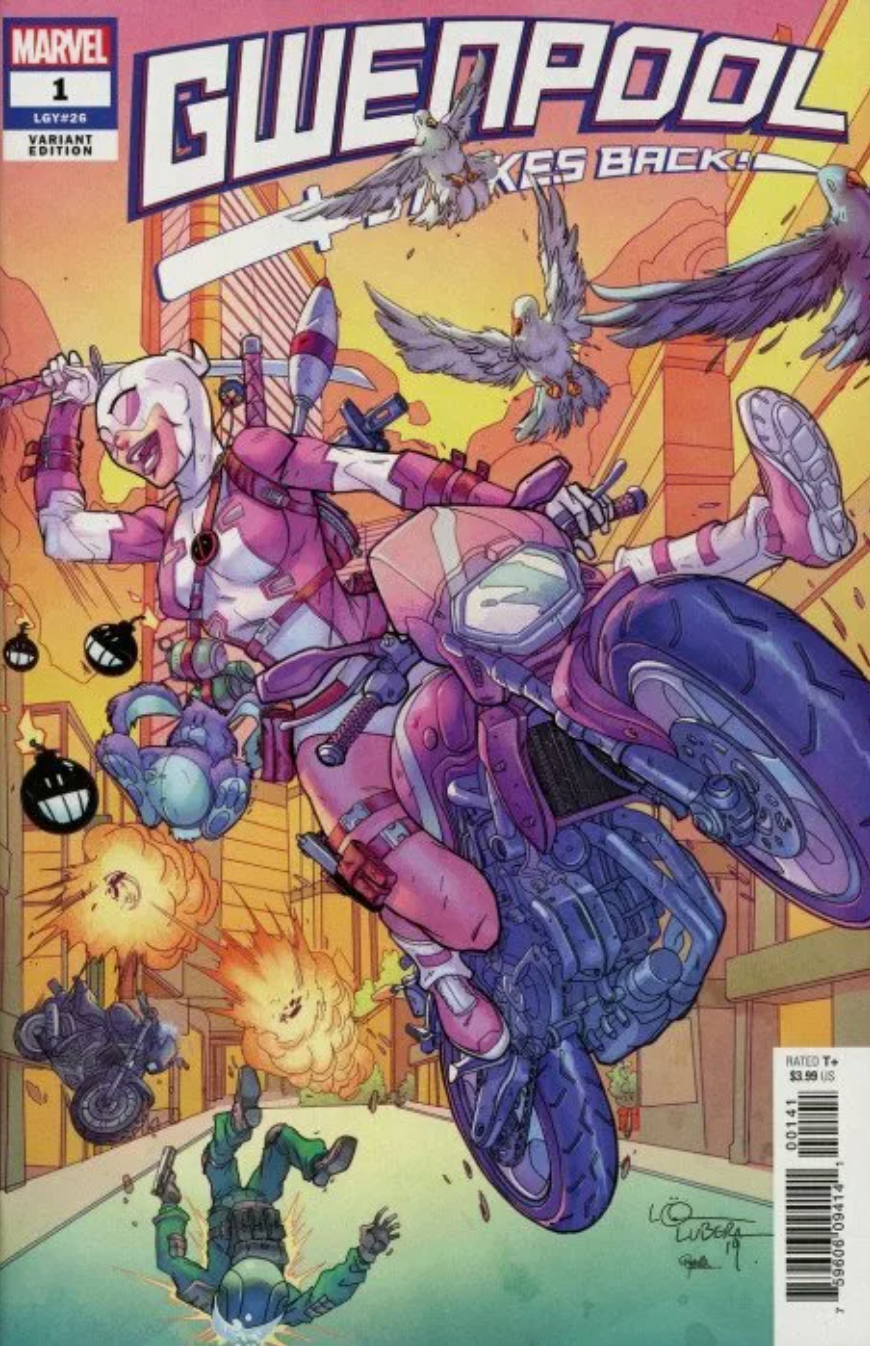 GWENPOOL STRIKES BACK #1 (OF 5) LUBERA VARIANT 2019 Gwenpool MARVEL COMICS   