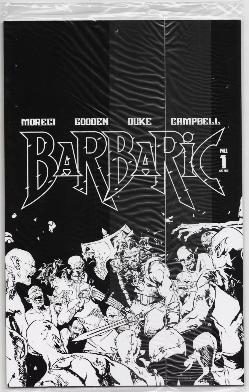 BARBARIC #1 CVR D POLYBAG TIM SEELEY VARIANT 2021 Barbaric VAULT COMICS   