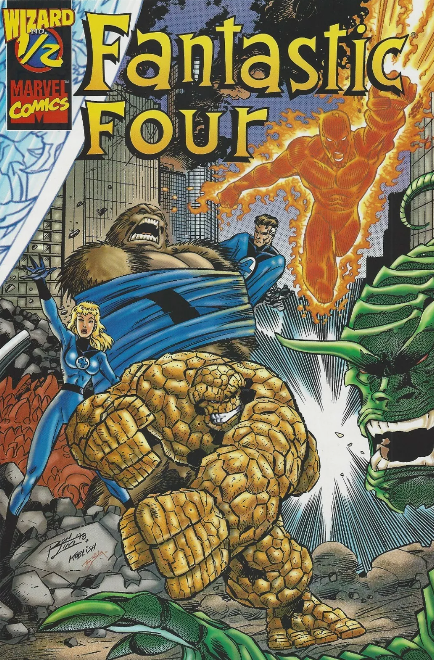 FANTASTIC FOUR 1/2 1997 WIZARD MAIL #85 IN WITH CERTIFICATE Fantastic Four MARVEL COMICS   