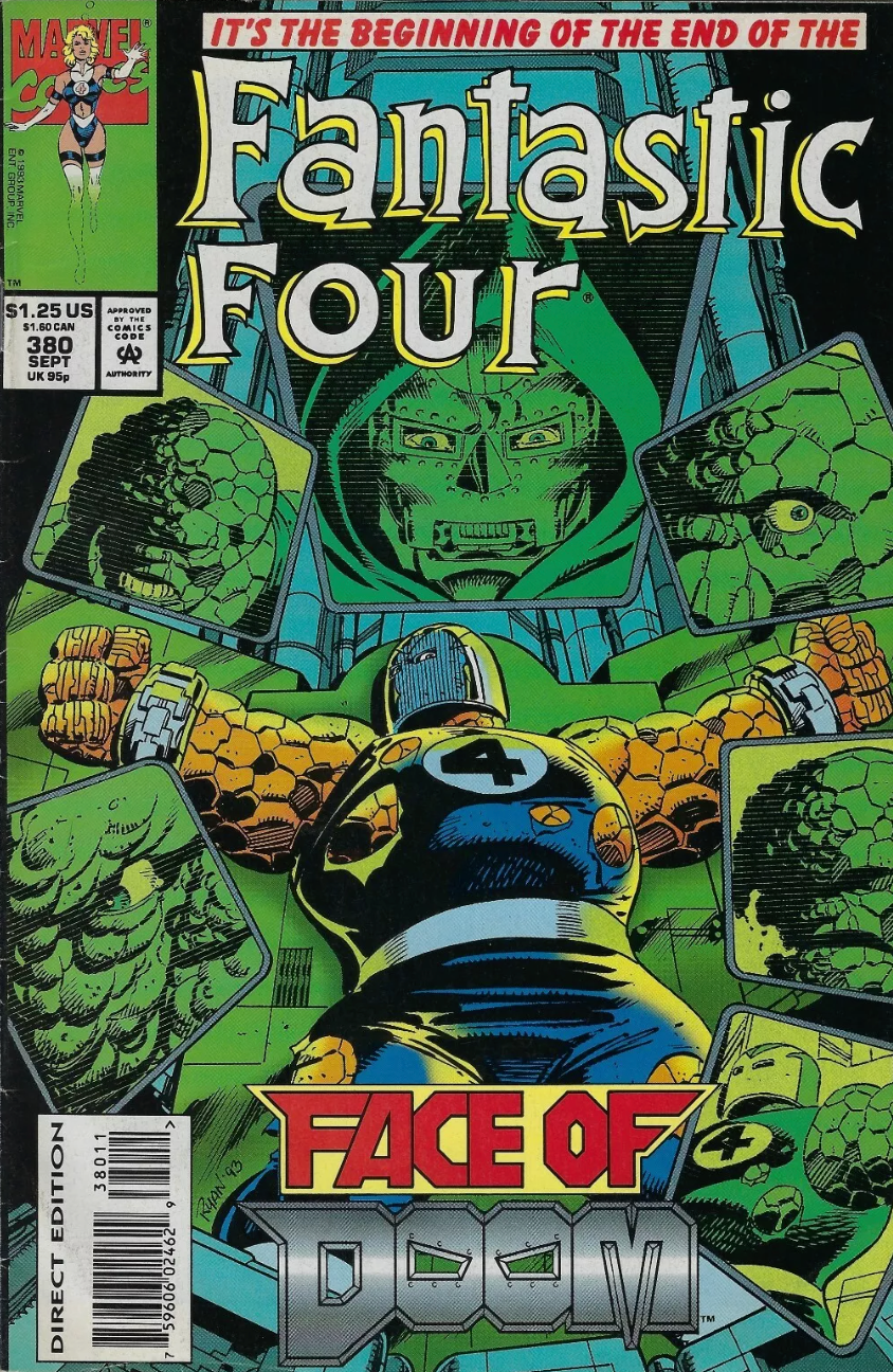 FANTASTIC FOUR #380 FACE OF DOOM 1993 Fantastic Four MARVEL COMICS   