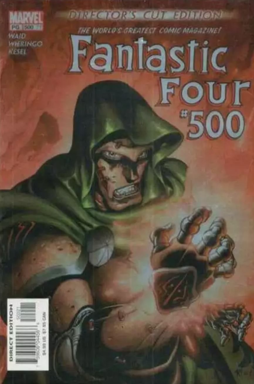 FANTASTIC FOUR #500 FOIL DOOM DIRECTORS CUT 2003 Fantastic Four MARVEL COMICS   