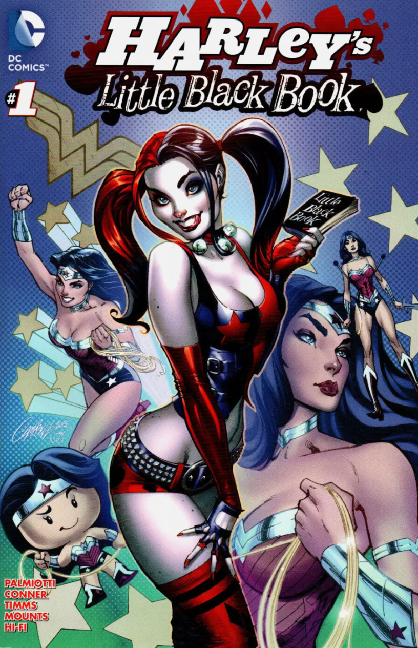 HARLEYS LITTLE BLACK BOOK #1 J SCOTT CAMPBELL VARIANT 2016 Harley Quinn DC COMICS   