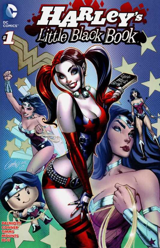 HARLEYS LITTLE BLACK BOOK #1 J SCOTT CAMPBELL VARIANT 2016 Harley Quinn DC COMICS   