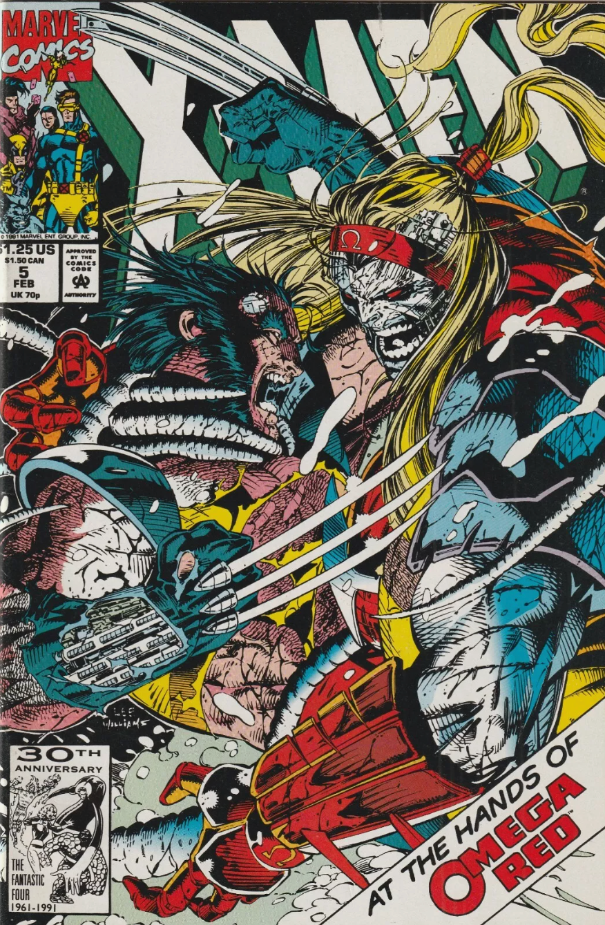 X-MEN #5 JIM LEE (1ST APP MAVERICK) 1991 X-Men MARVEL COMICS   